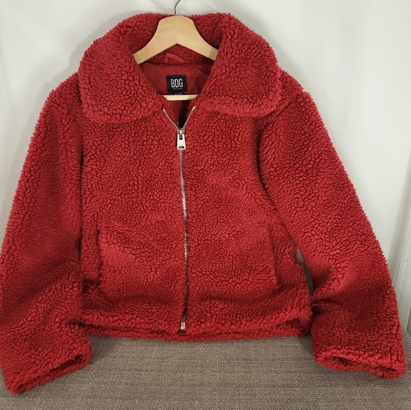 BDG Urban Outfitters Sherpa Zip Up Jacket XS - Picture 3 of 7